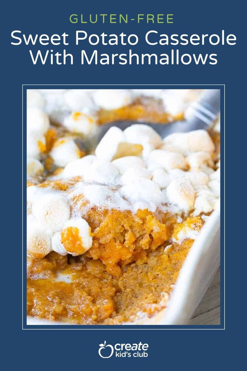 pin of sweet potato casserole