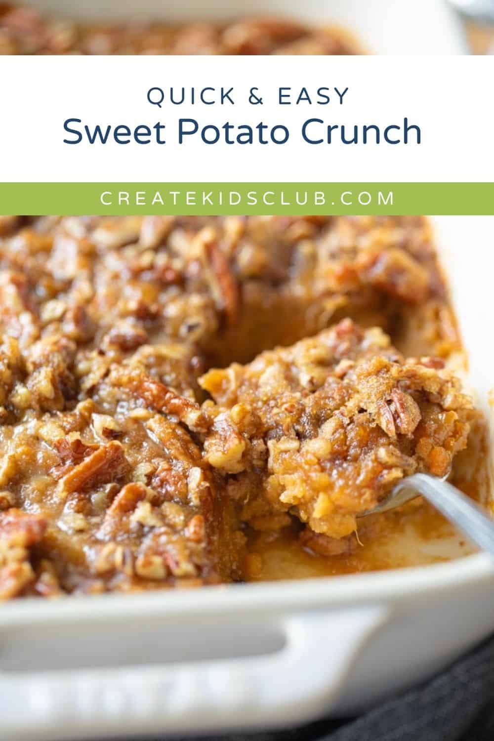 Sweet Potato Crunch | Create Kids Club