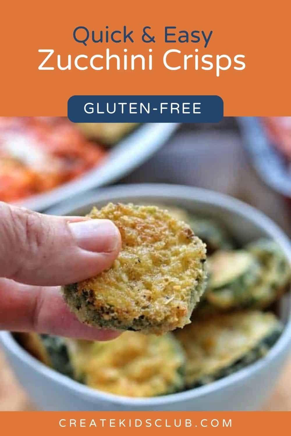 pin of zucchini crisps