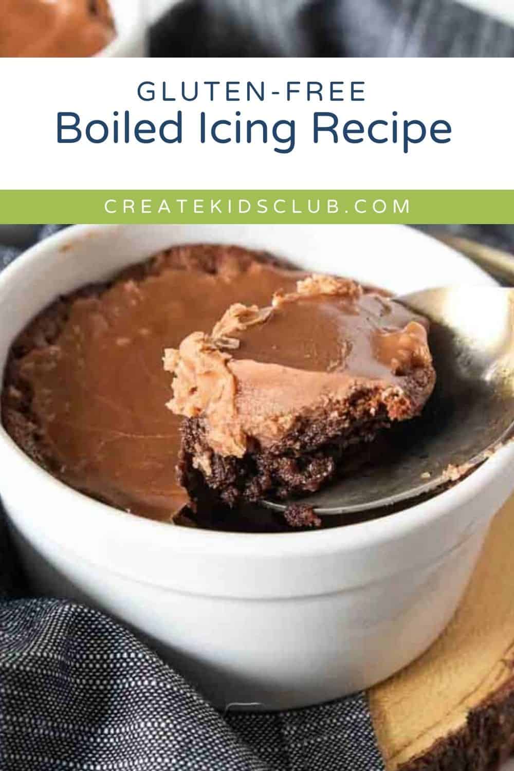 pin of boiled icing