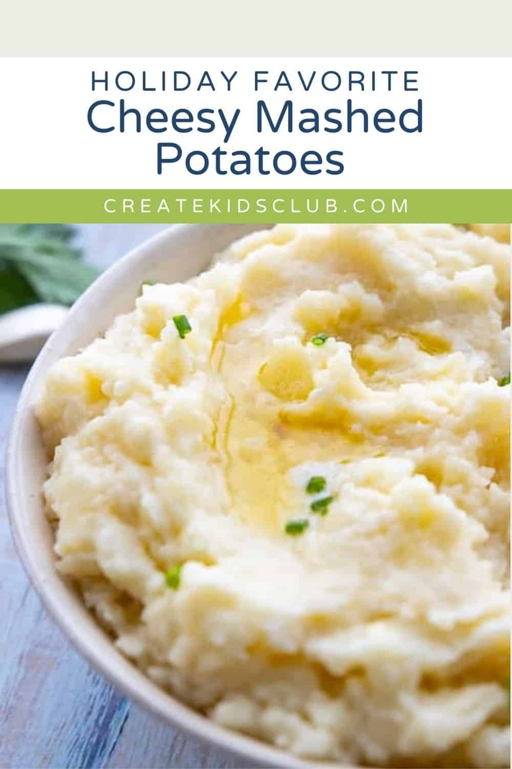 pin of cheesy mashed potatoes