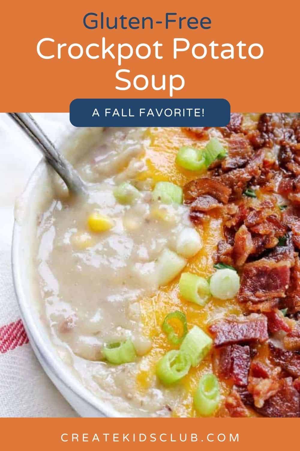 pin of crockpot potato soup