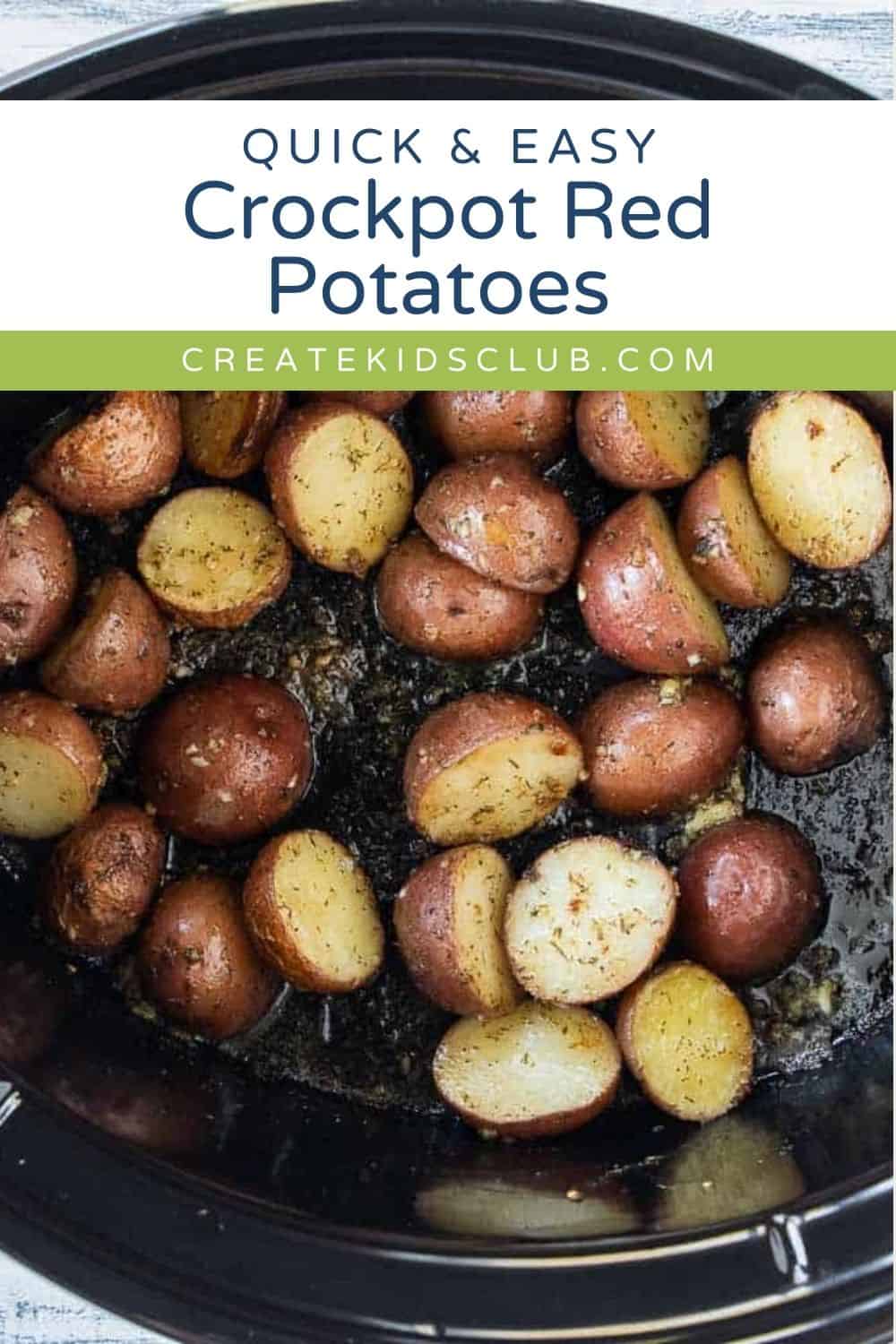 pin of crockpot red potatoes