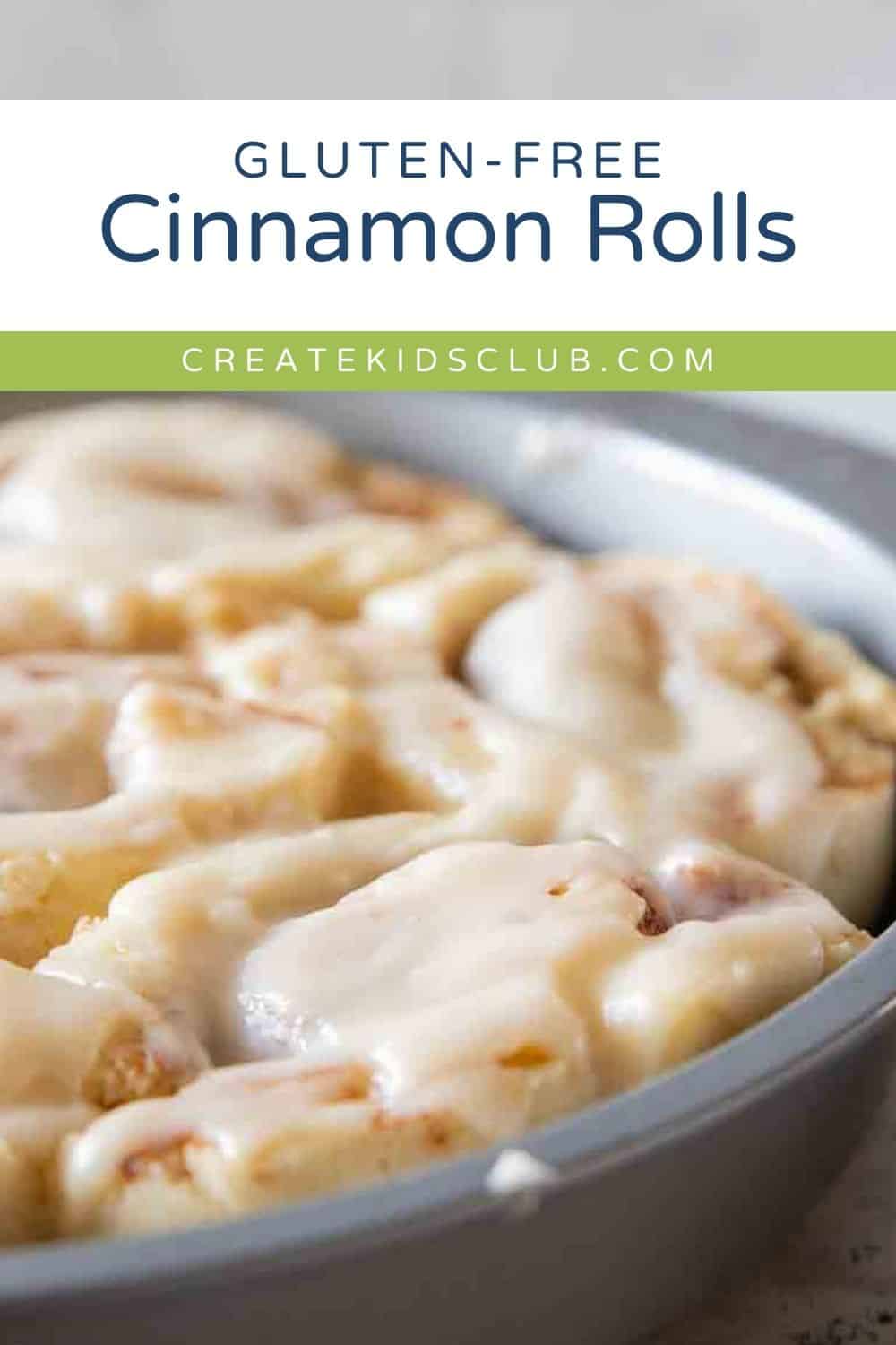 pin of gluten free cinnamon rolls