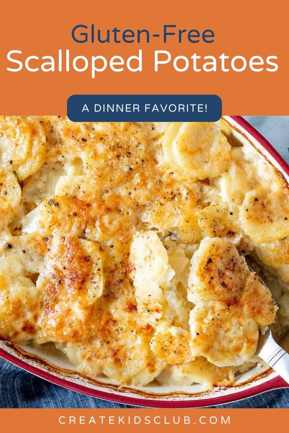 pin of gluten free scalloped potatoes