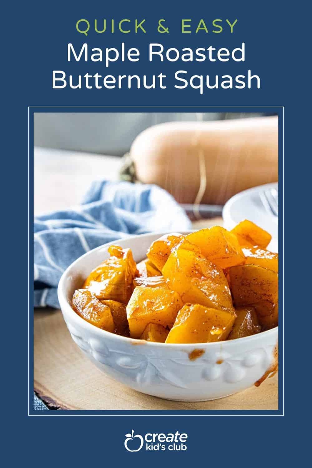 pin of maple roasted butternut squash