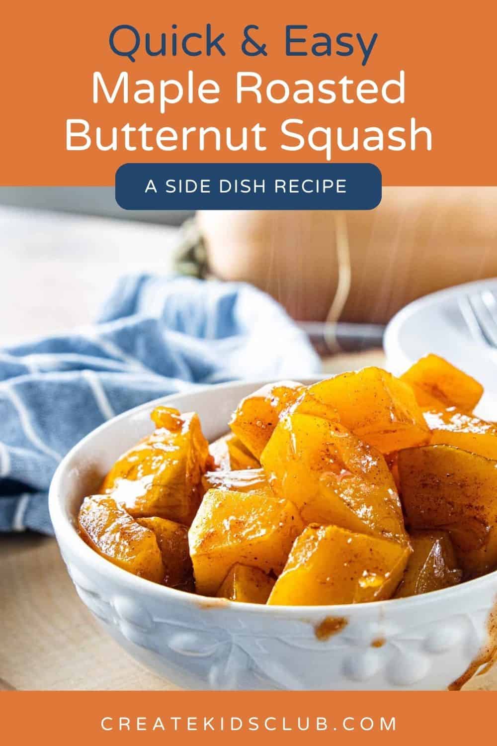 pin of maple roasted butternut squash