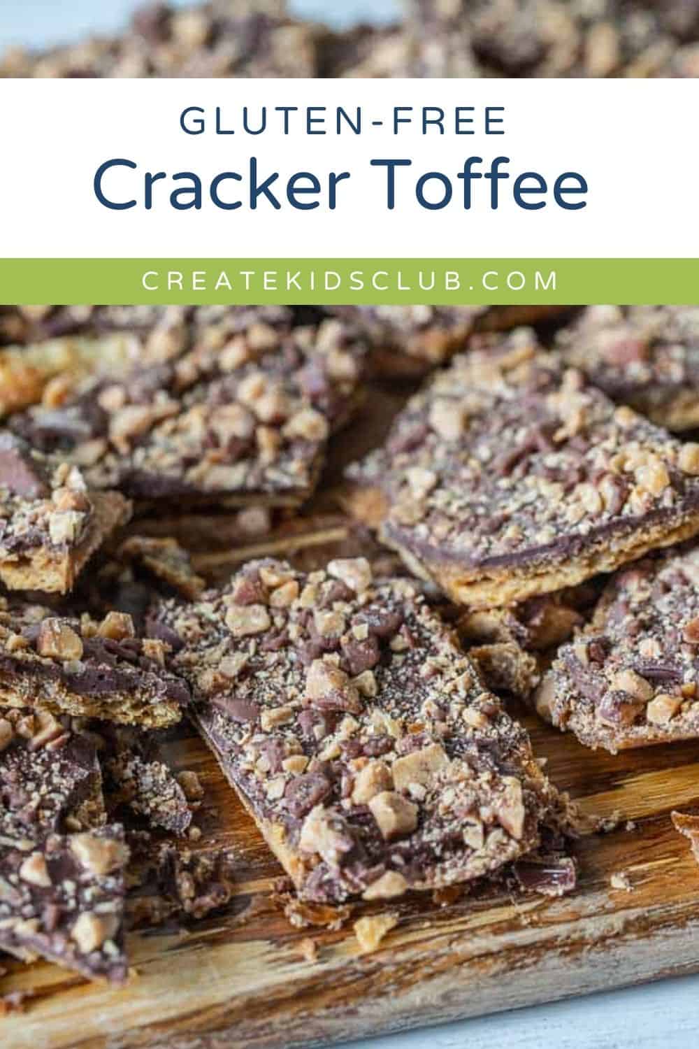 pin of saltine cracker toffee