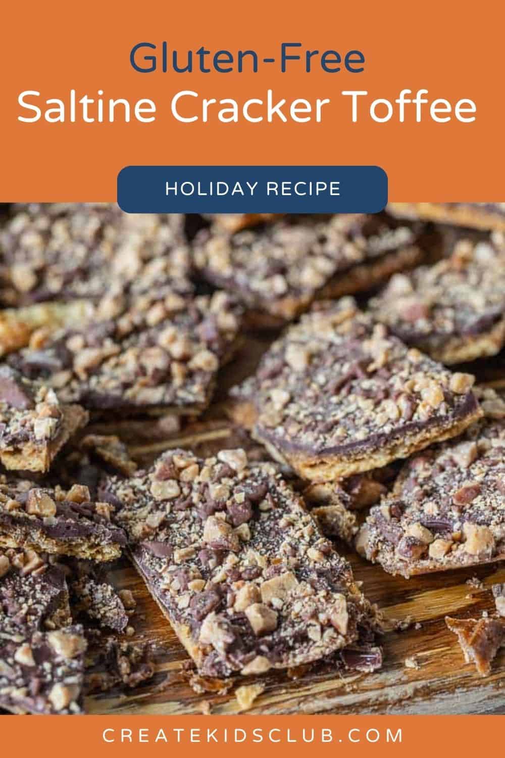 pin of saltine cracker toffee