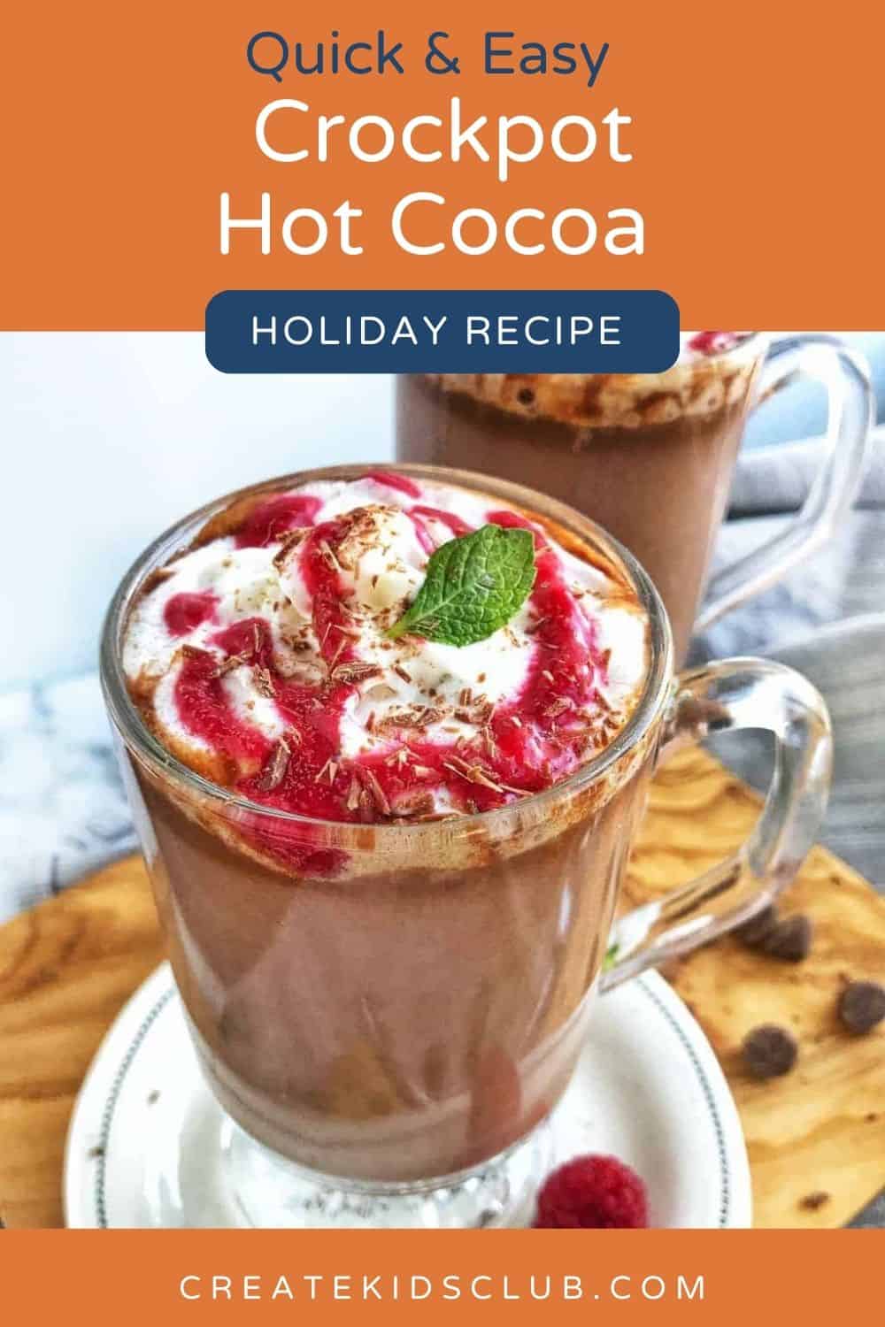 pin of crockpot hot cocoa