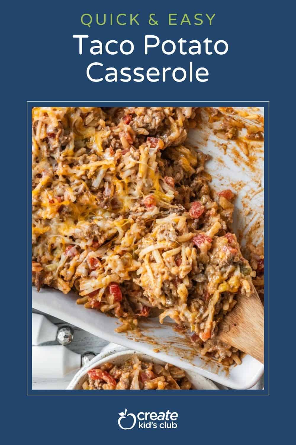 pin of Taco Potato Casserole