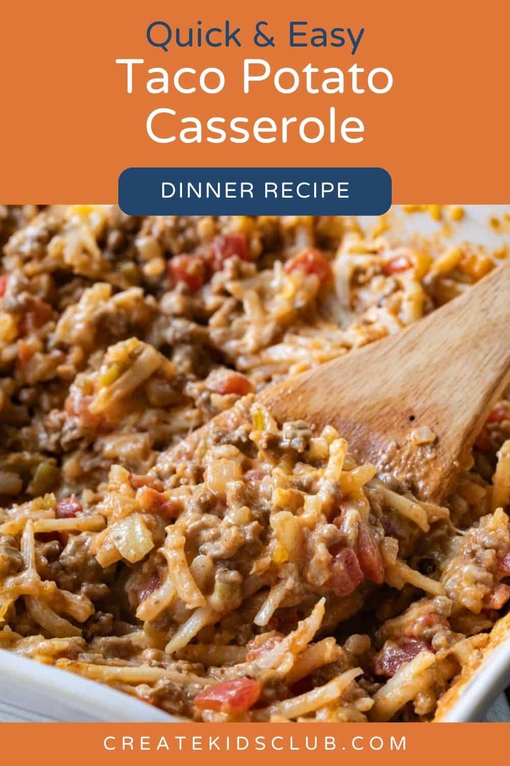 pin of Taco Potato Casserole