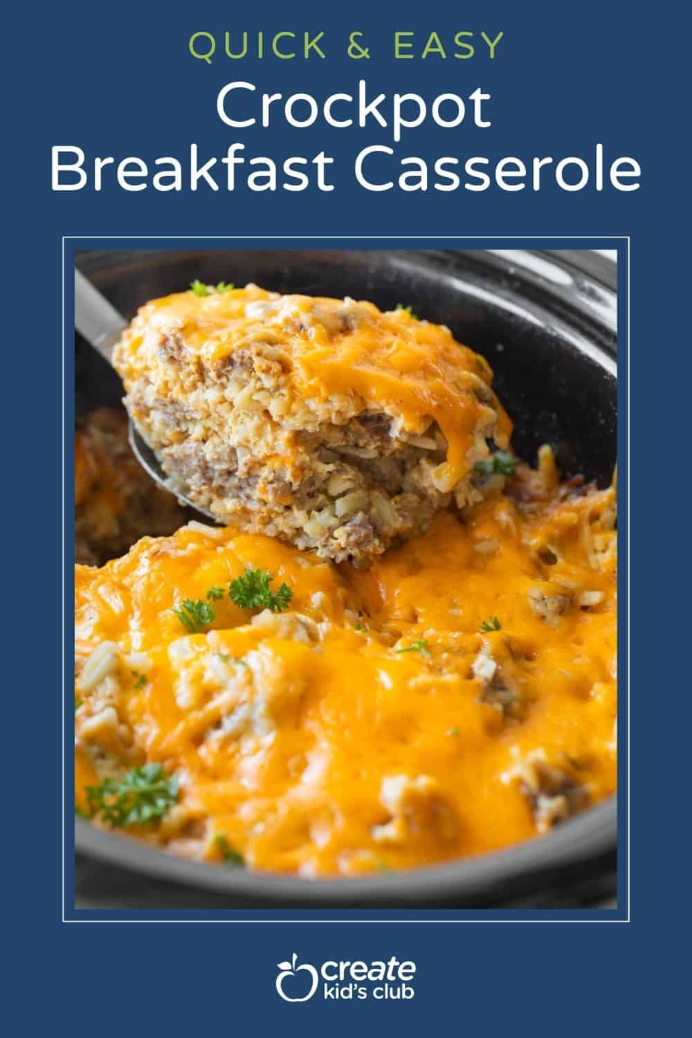 pin for crockpot breakfast casserole