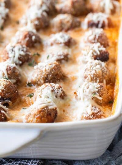 dump and bake meatball casserole