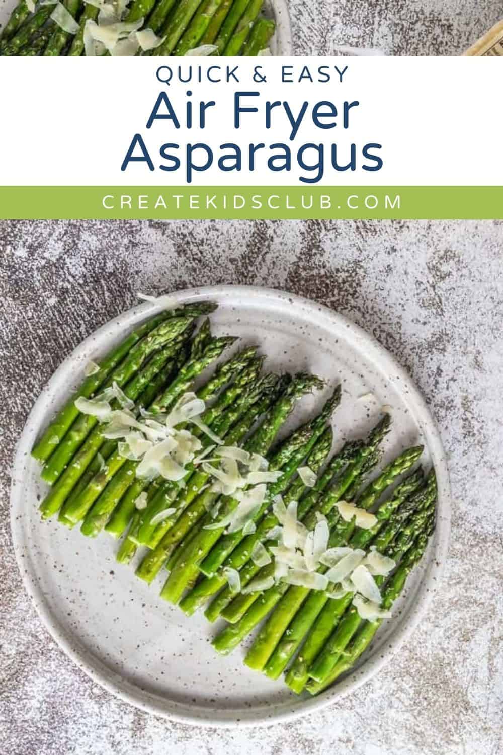 pin of Air Fryer Asparagus