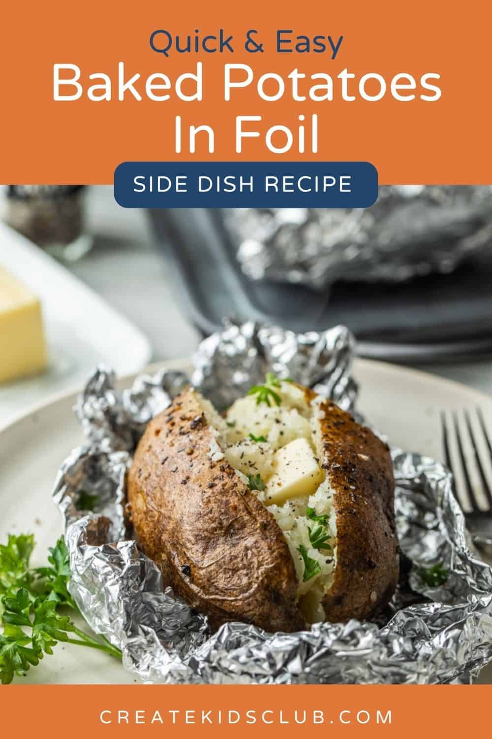 pin for baked potatoes in foil