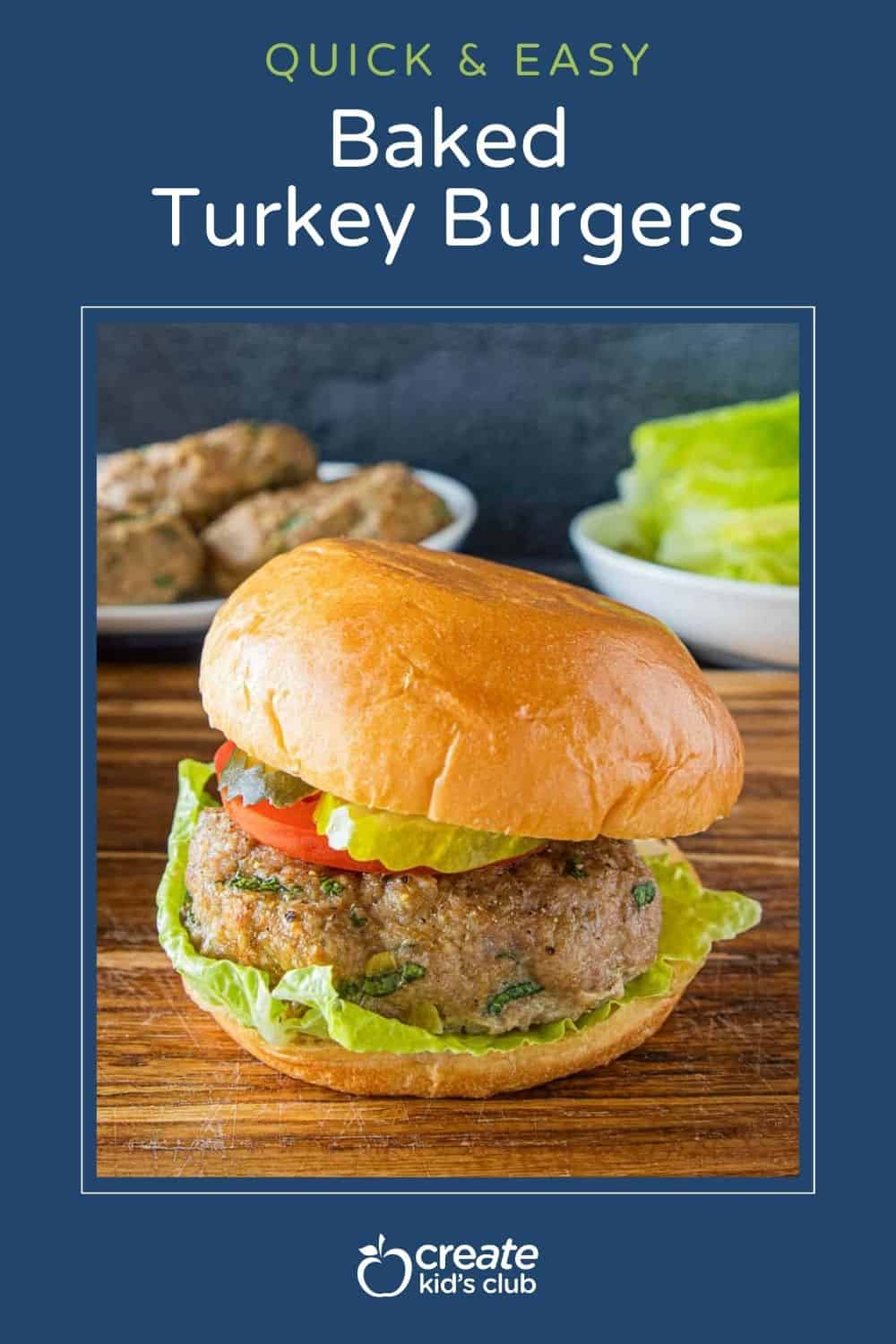 pin for baked turkey burgers