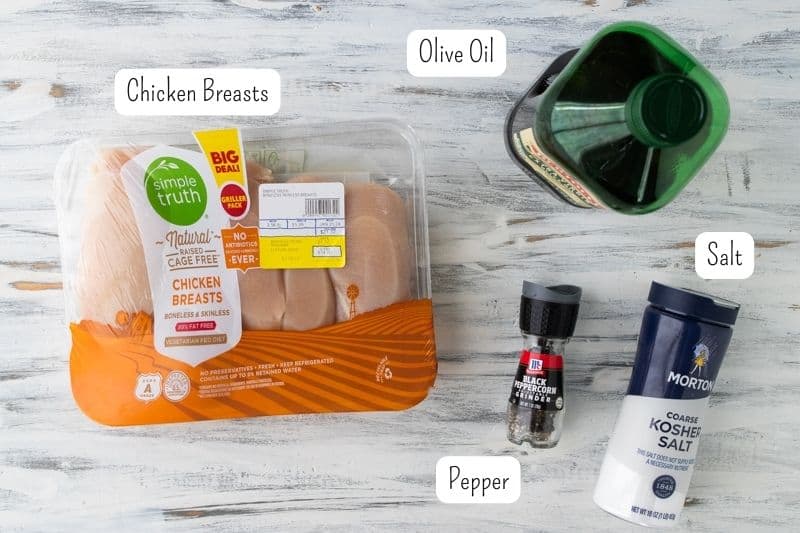 ingredients to make thin sliced chicken breasts