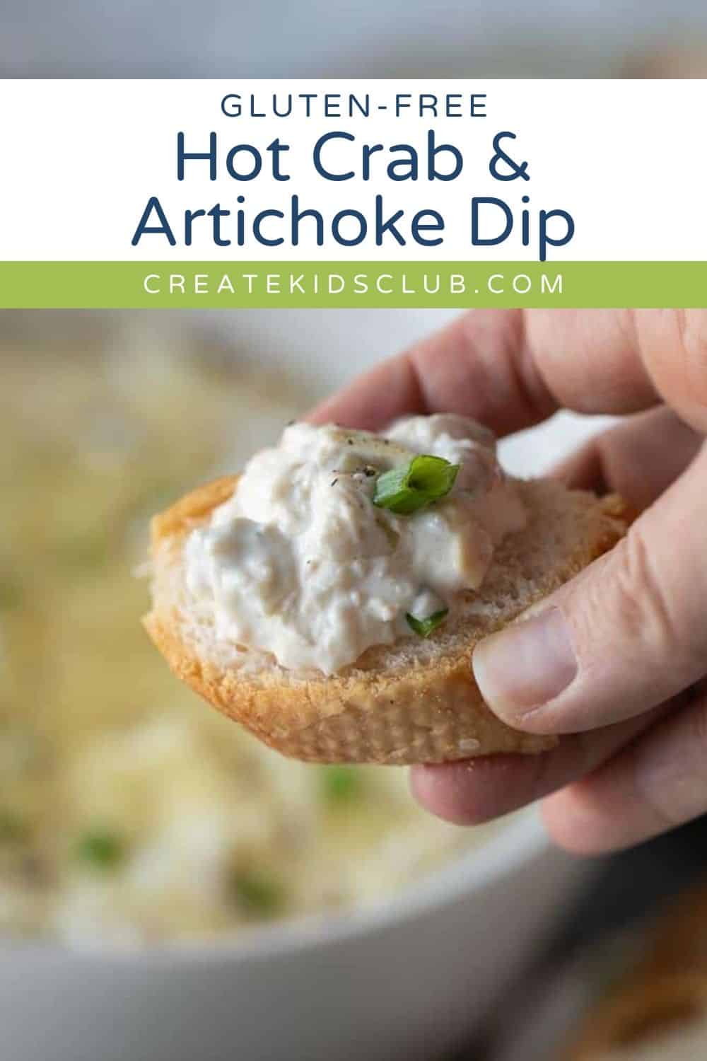 pin of Hot Crab and Artichoke Dip