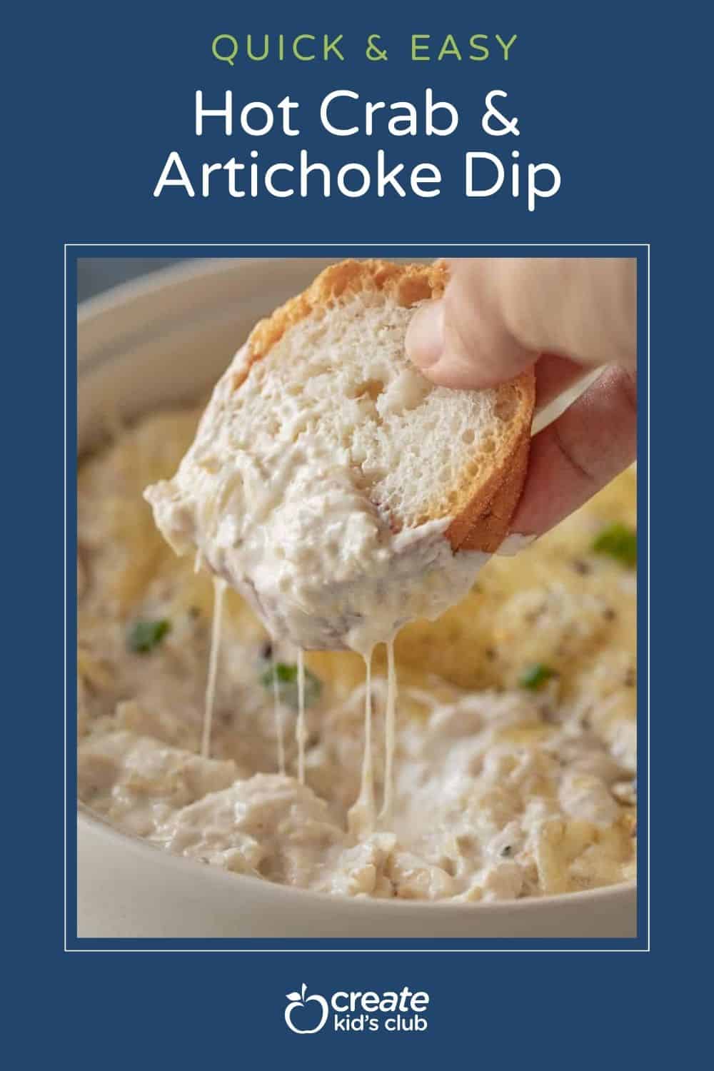 pin of Hot Crab and Artichoke Dip