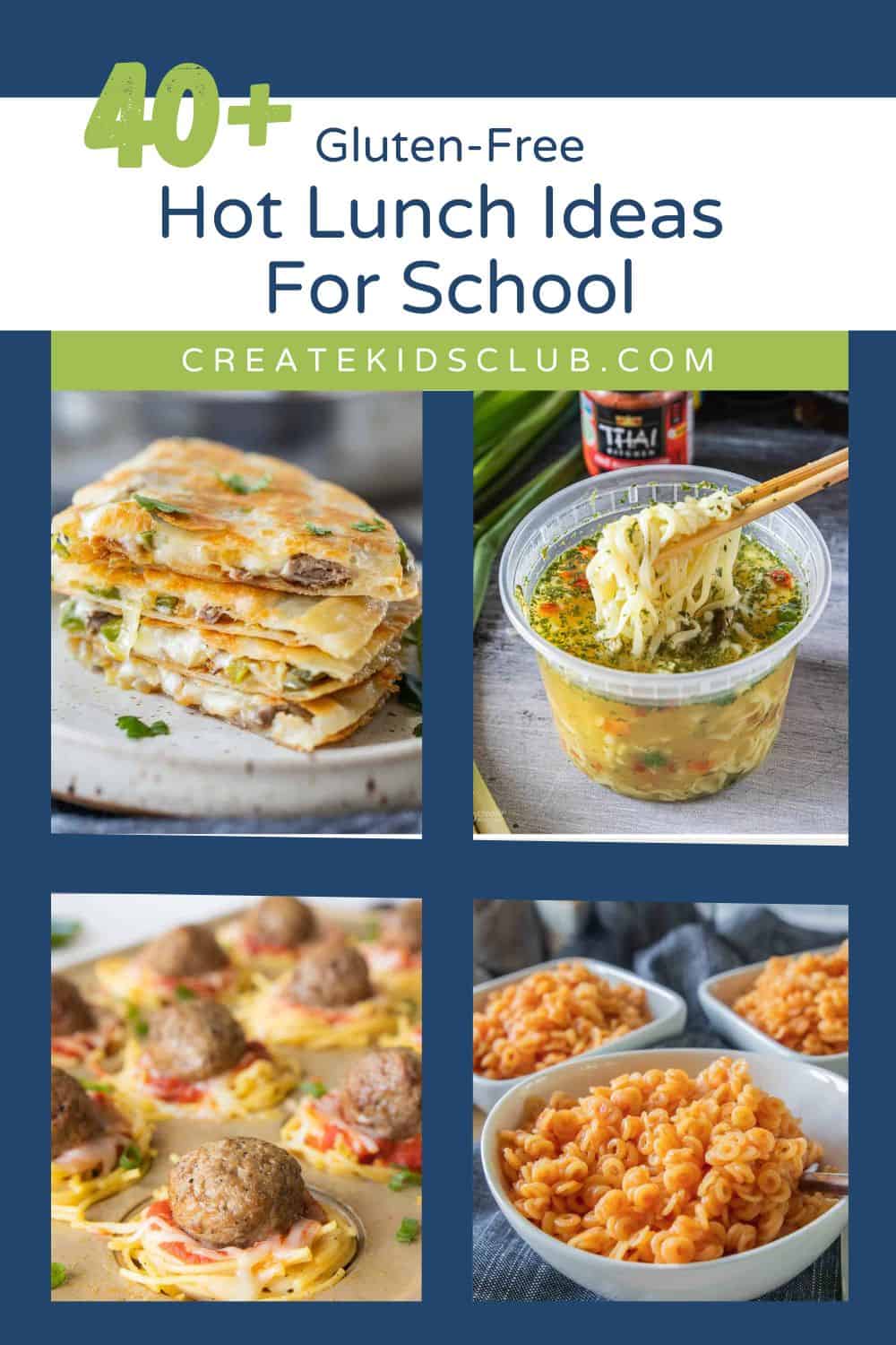 pin for hot lunch ideas for school