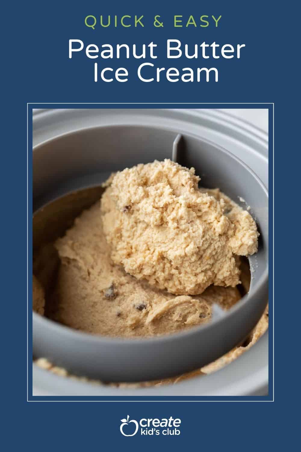 pin of peanut butter ice cream