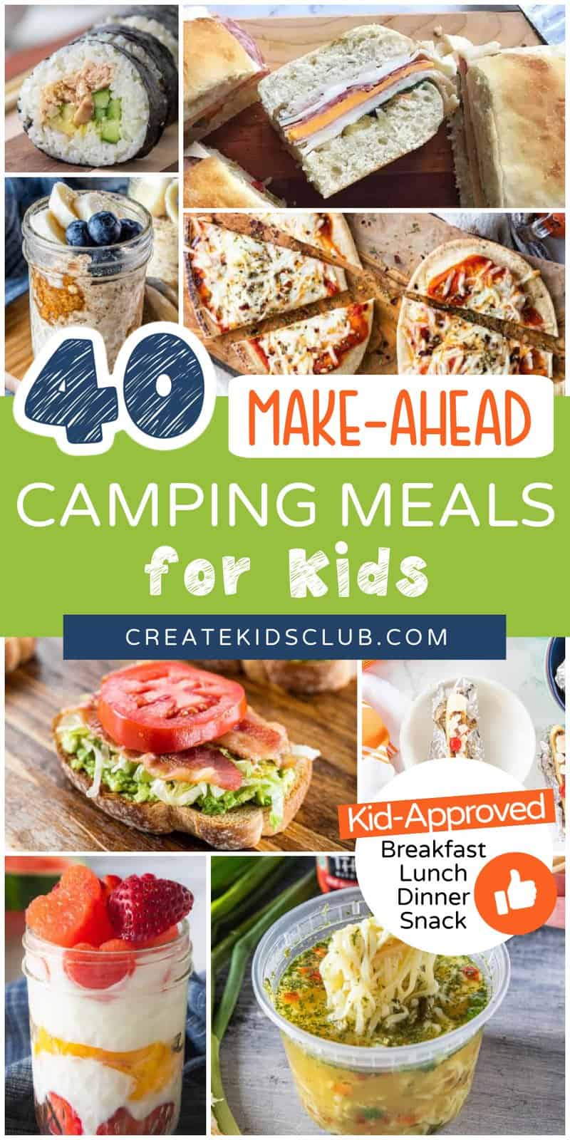 pin for easy camping meals