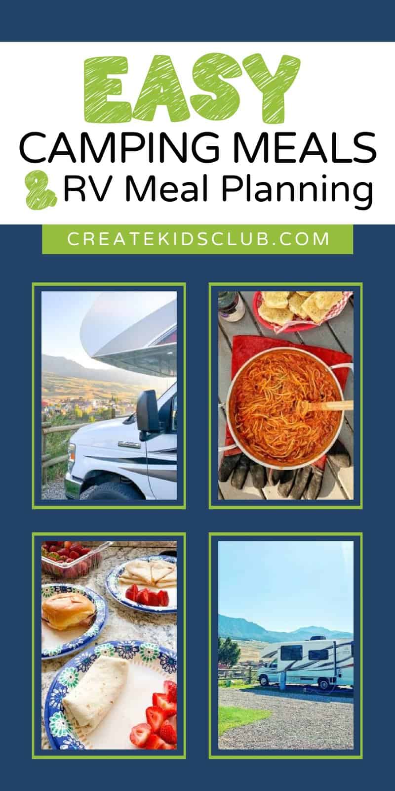 pin for easy camping meals