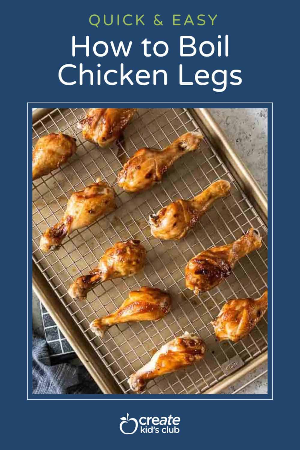 pin for How Long to Boil Chicken Legs