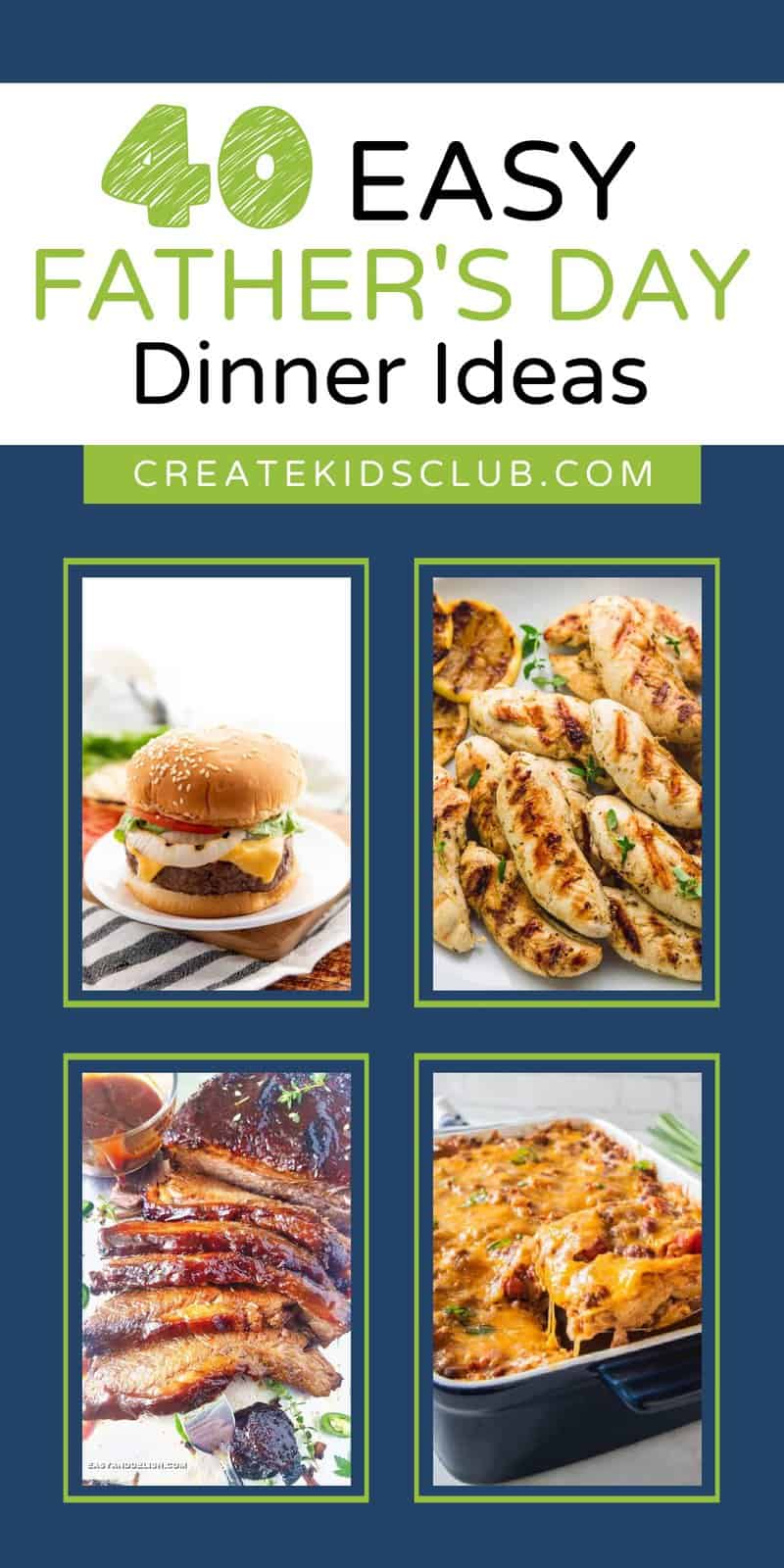 pin fathers day dinner ideas