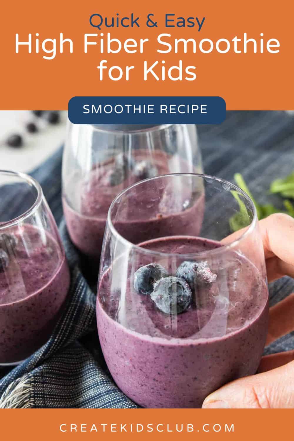 pin of high fiber smoothie