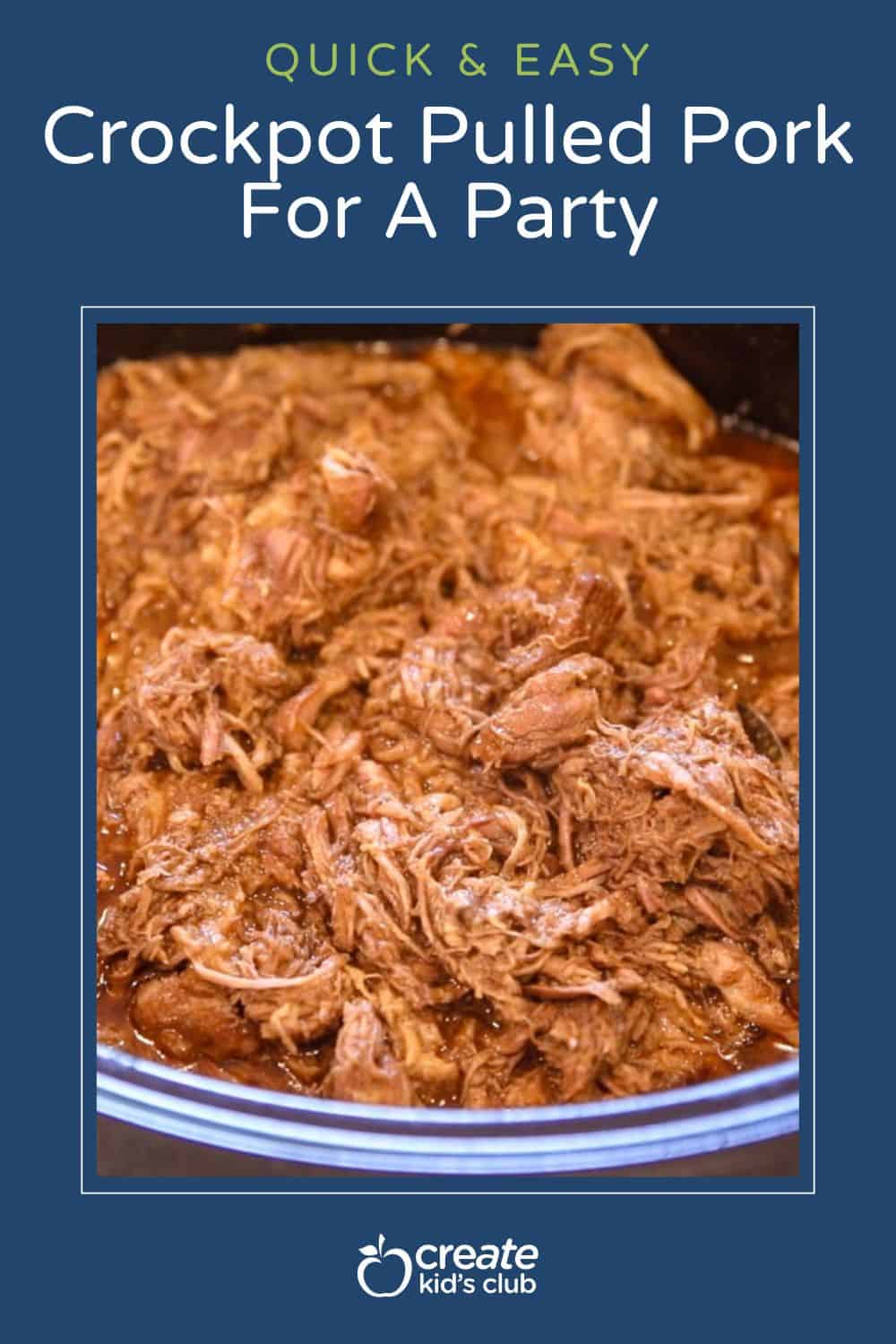 pin for crockpot pulled pork for a party