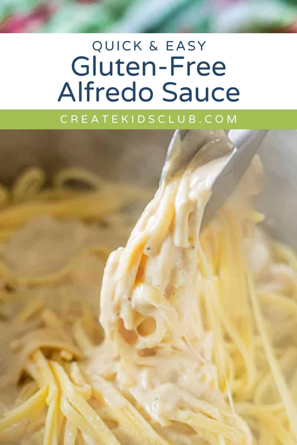pin for gluten free alfredo sauce