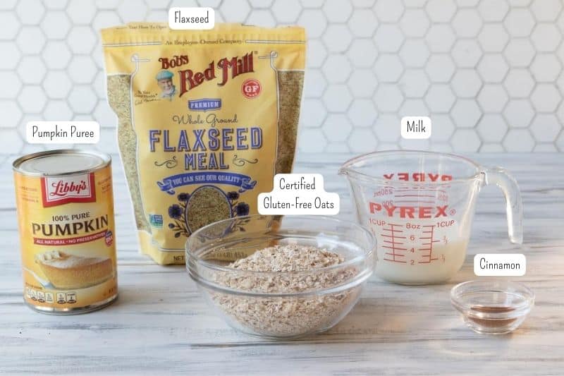 ingredients to make overnight oats