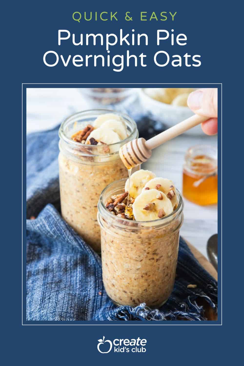 pin of pumpkin pie overnight oats