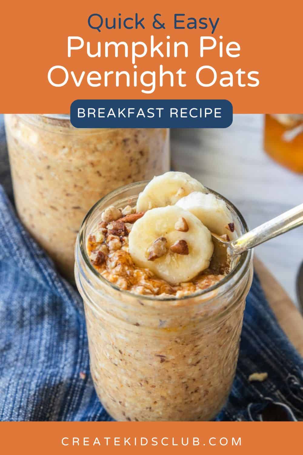 pin of pumpkin pie overnight oats