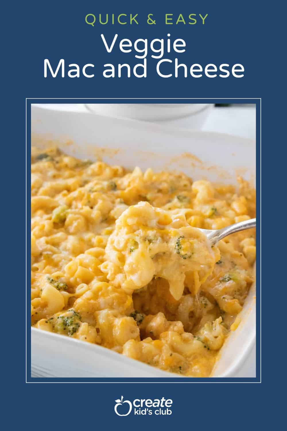 pin for veggie mac and cheese
