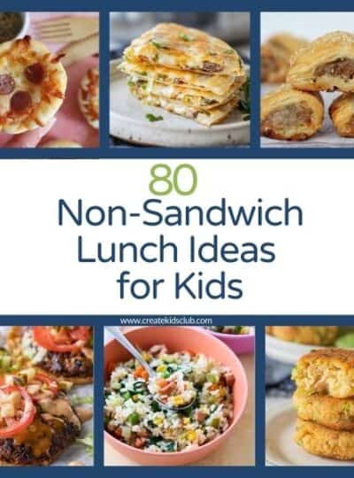 pin for non sandwich lunch ideas