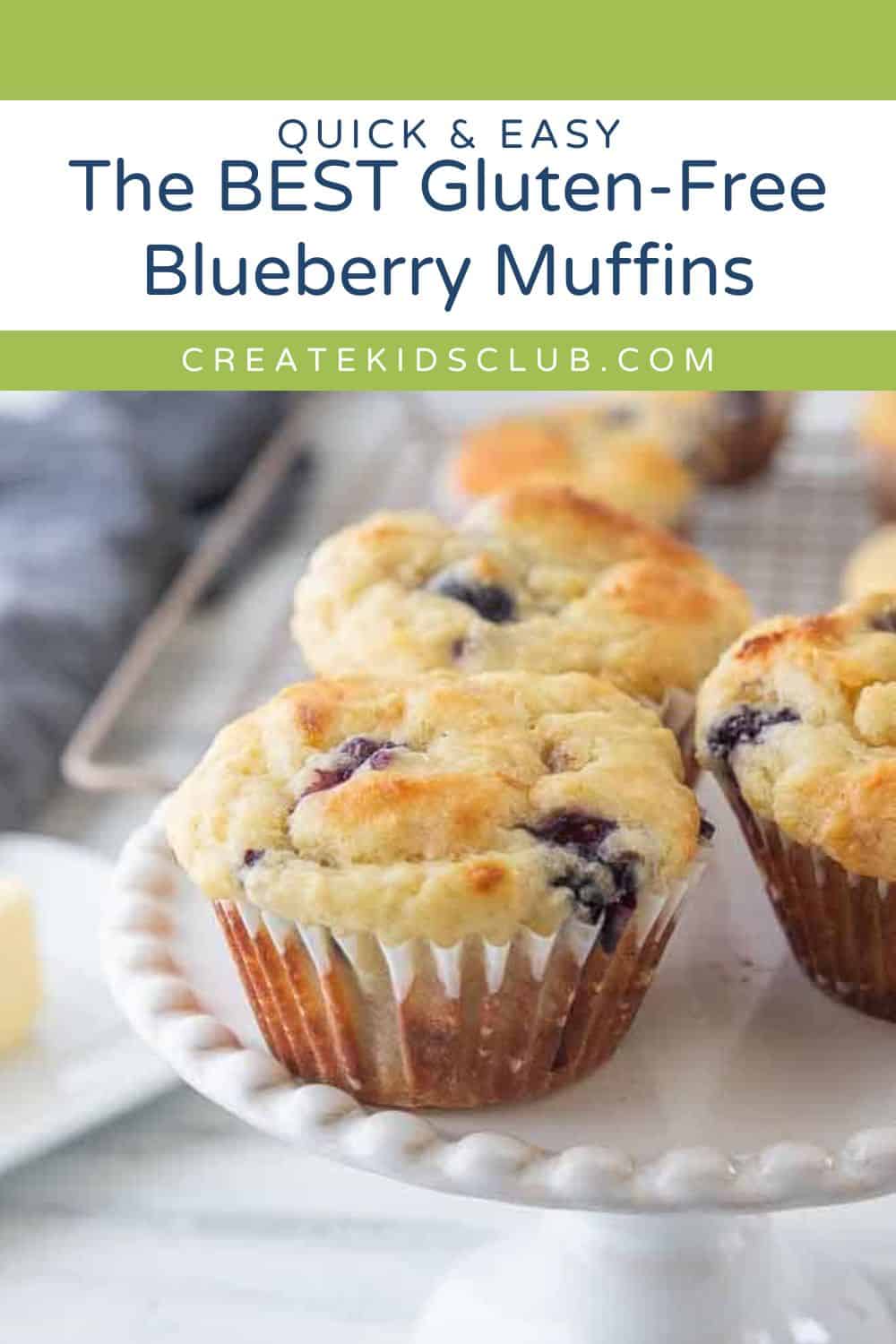 pin for Gluten-Free Blueberry Muffins