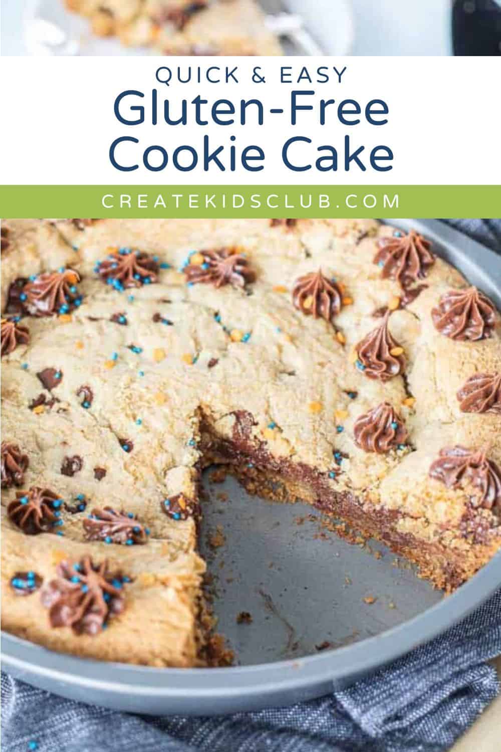 pin for Gluten-Free Cookie Cake