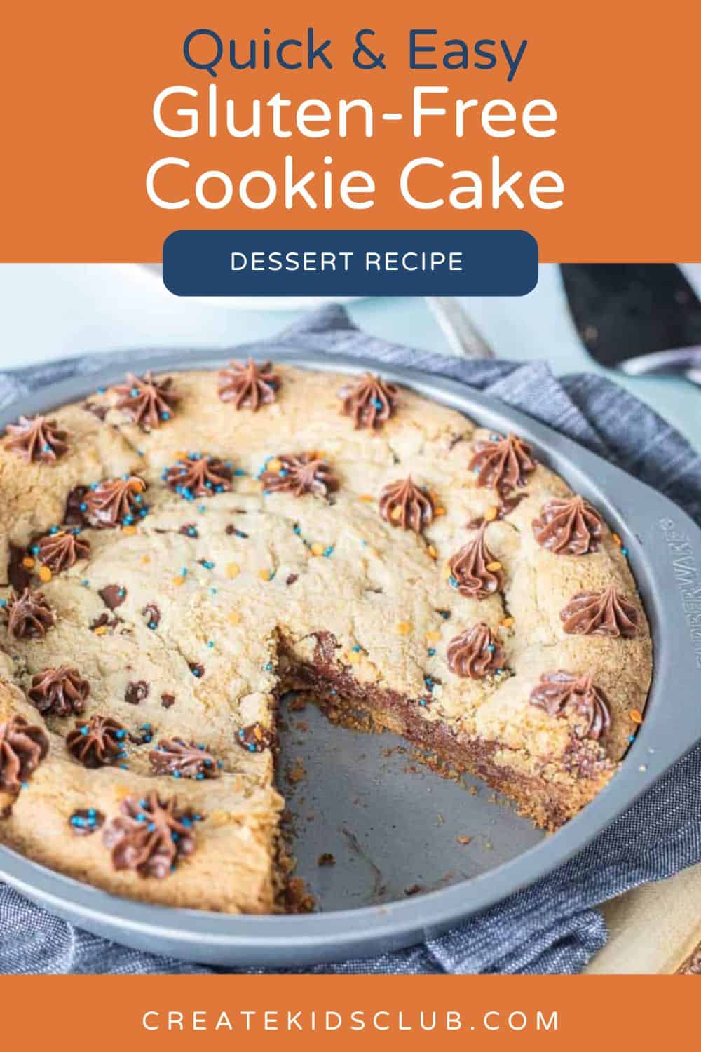 pin for Gluten-Free Cookie Cake