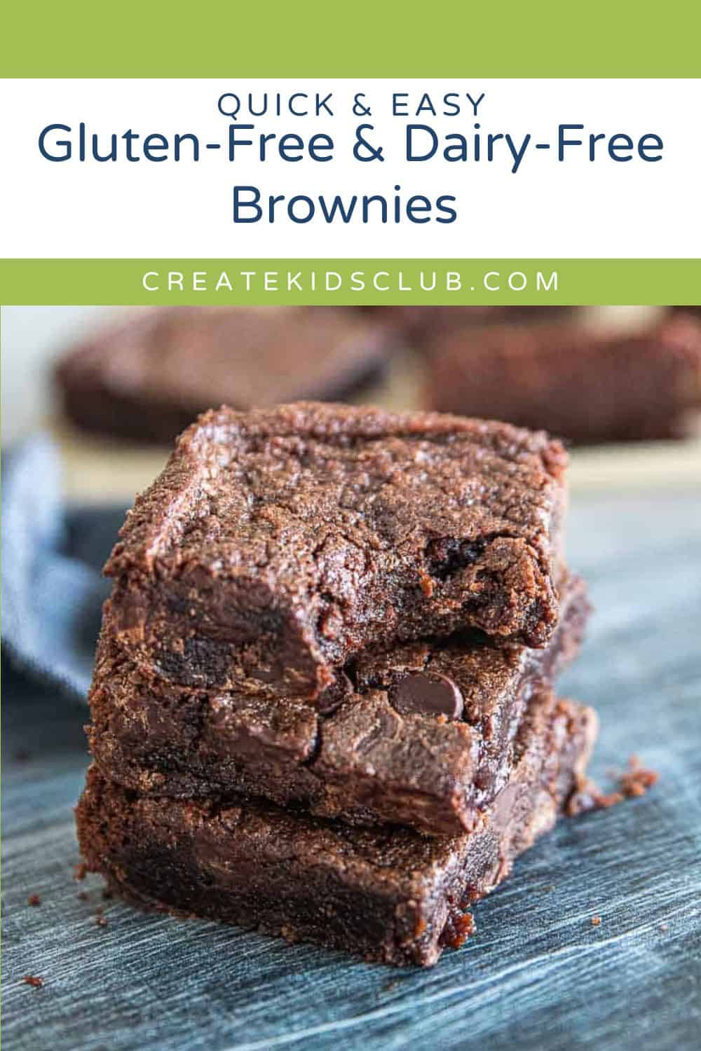 pin for Gluten-Free & Dairy-Free Brownies