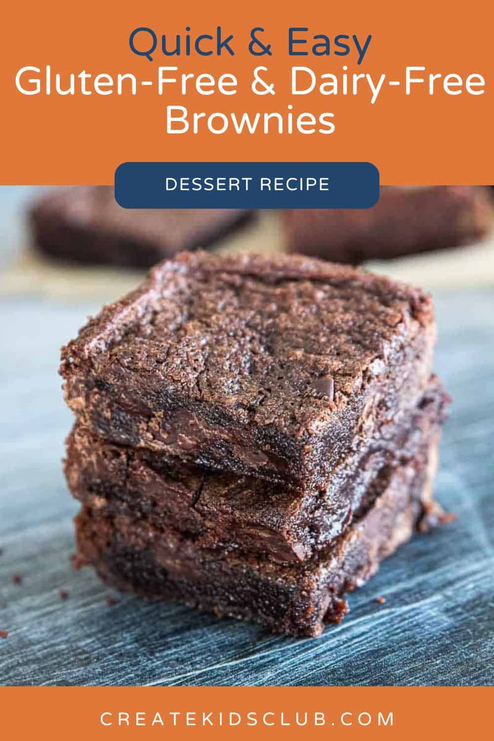 pin for Gluten-Free & Dairy-Free Brownies