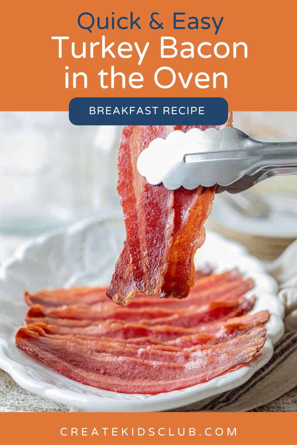 pin for Turkey bacon in the oven
