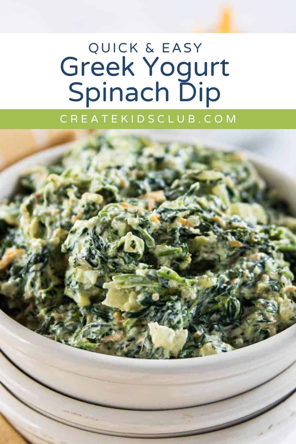 pin for greek yogurt spinach dip