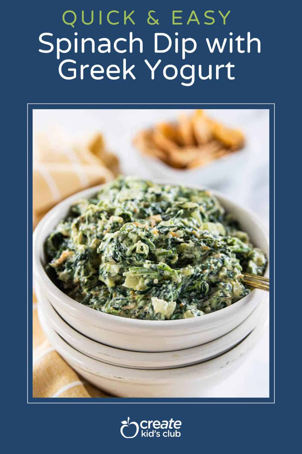 pin for greek yogurt spinach dip
