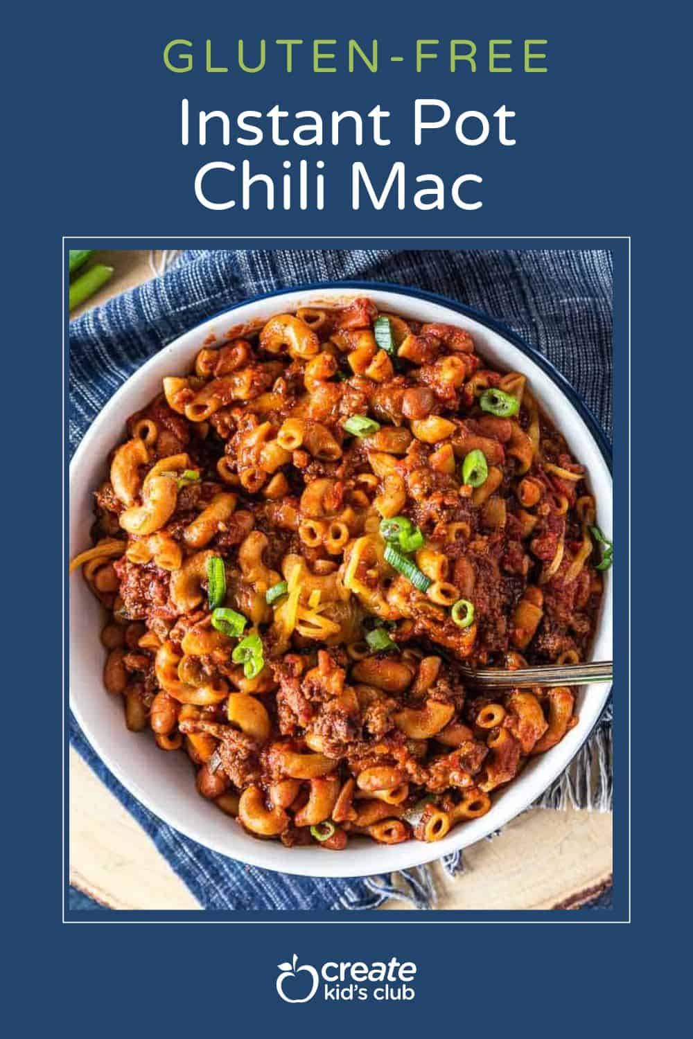 pin of instant pot chili mac