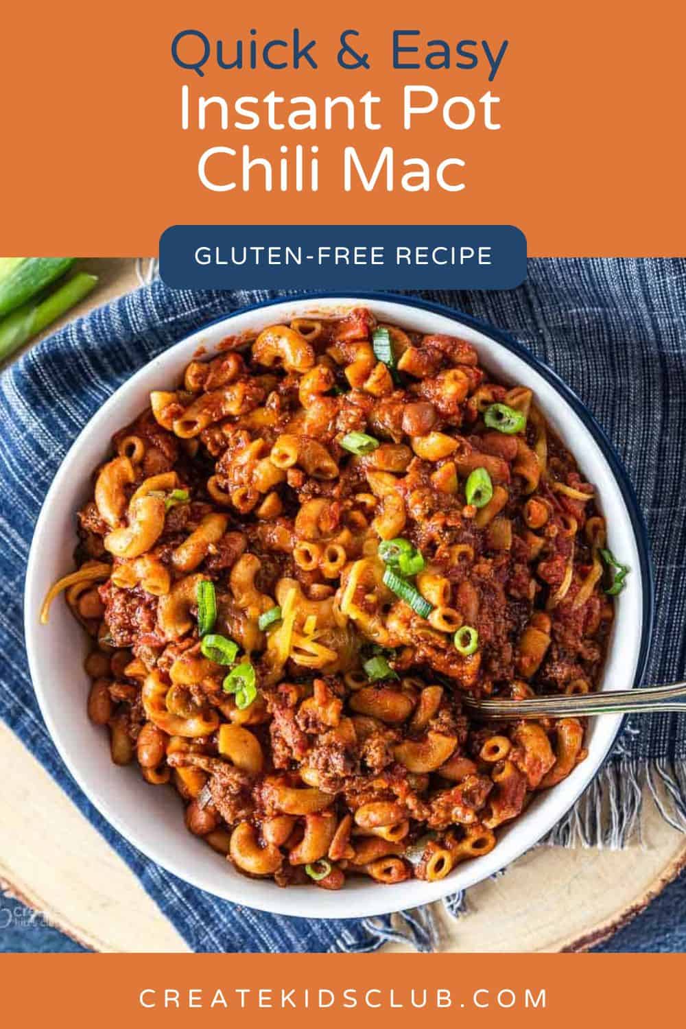 pin of instant pot chili mac