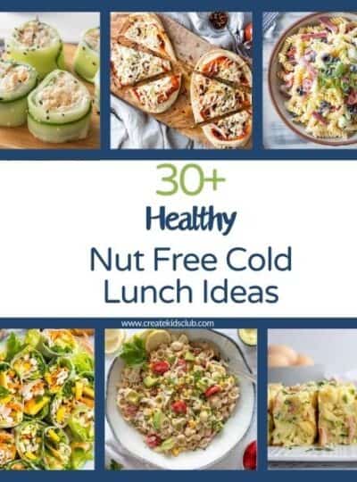pin for nut free lunch ideas