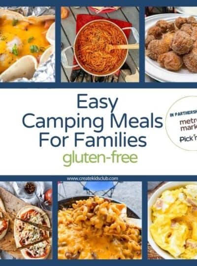 pin for camping meals for families